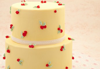 Tarta decorada con fondant