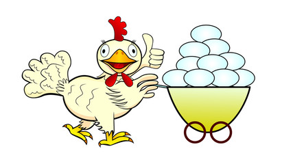Chicken and eggs