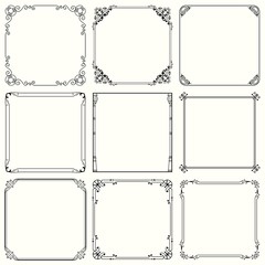 Decorative frames  (set 43)