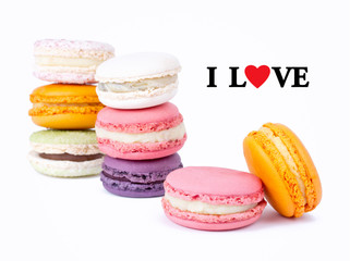 französische Macarons