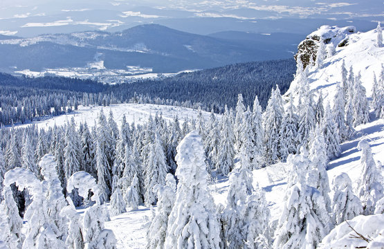 Winterlandschaft am grossen Arber, Bayerischer Wald
