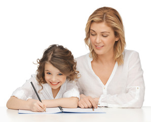 mother and daughter