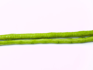 Yardlong bean, Vigna unguiculata subsp. sesquipedalis, isolated