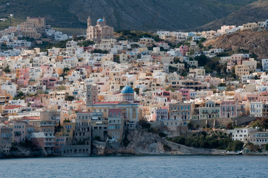 Ermoupolis at Syros island, Greece