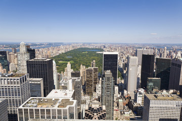 Manhattan From High Viewpoint