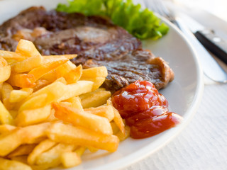 juicy steak