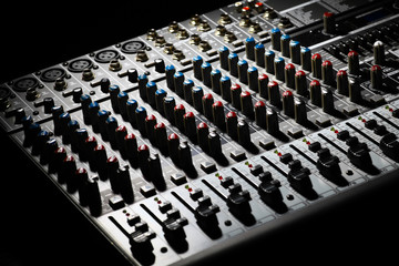Music mixer desk