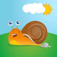 Cute snail