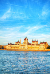 Fototapeta premium Hungarian Parliament building in Budapest
