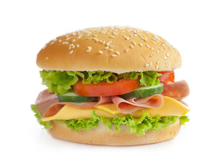 Sandwich isolated on white background