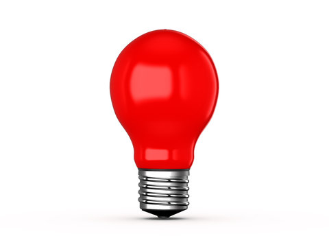 Red Light Bulb