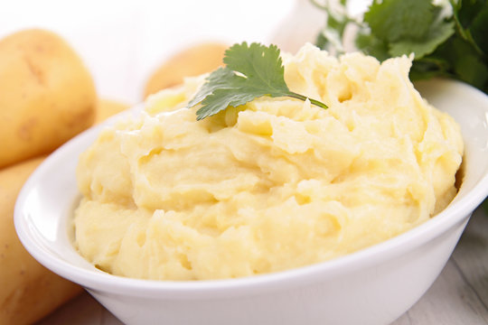 potato puree, mashed potato