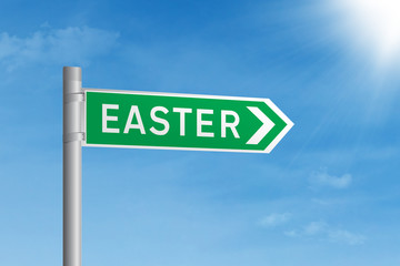 Easter Road Sign