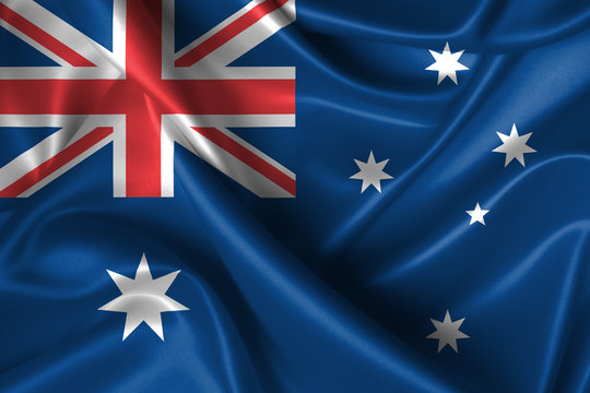 Wavy Flag of Australia