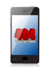 404 error on a phone