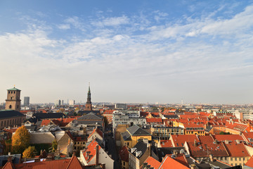 Rooftop view of Copenhagen