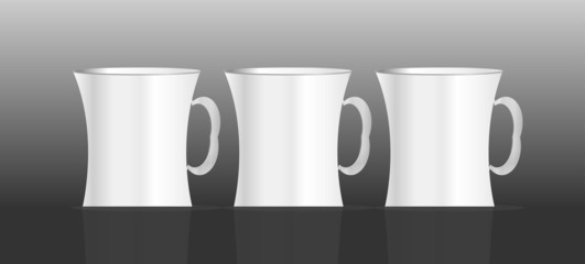 Blank mugs set