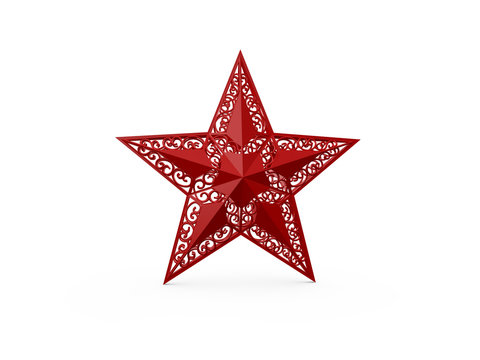 Red Christmas Star