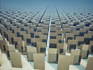 Fototapeta premium rows of panels