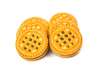 sandwich biscuits with chocolate filling