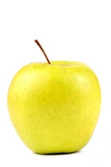 Apple on white background