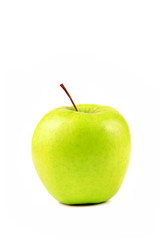 Apple on white background