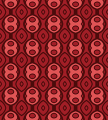 Terracotta pattern with rounds_1