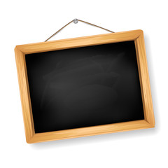 little blackboard on white