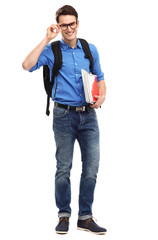 Male student