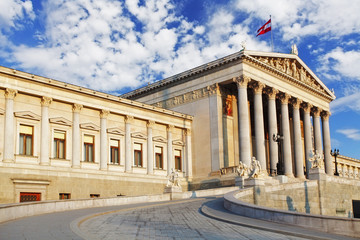 Obraz premium Parlament Austrii w Wiedniu - Austria