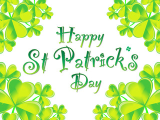 abstract st patrick background