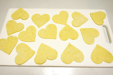 Heart Shaped Bread Making