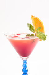 Tropical Fizz Champagne Cocktail