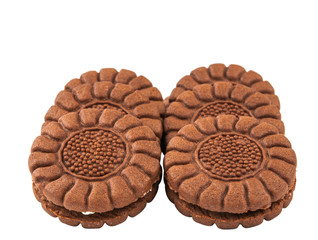 Chocolate cream cookies