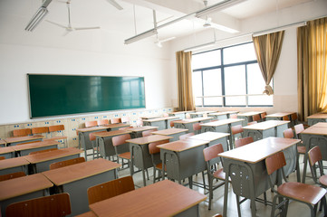 Empty classroom