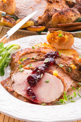 roasted turkey
