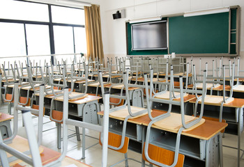 Empty classroom