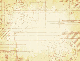 Old Technical Drawing
