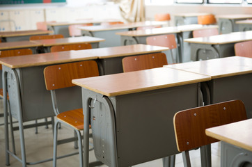 Empty classroom