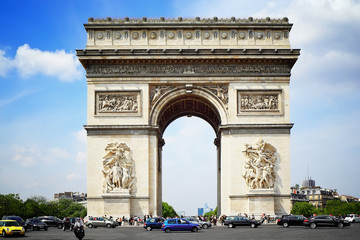 Fototapeta na wymiar Arc de Triumph Paris
