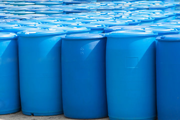 Blue Barrels