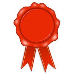 Wachssiegel mit Bändern