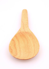 Wooden spoon isolated