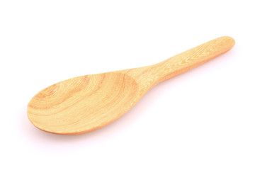 Wooden spoon isolated