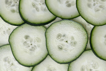  cucumber slices background