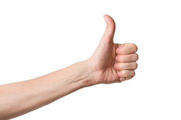 Thumbs up sign