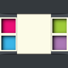 Obraz premium Modern Design template for infographics / numbered banners