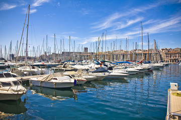 Fototapeta na wymiar Port in Marseille, France
