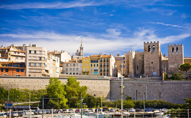 the city centre in Marseille , France