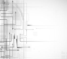 abstract light circuit computer line technology business backgro